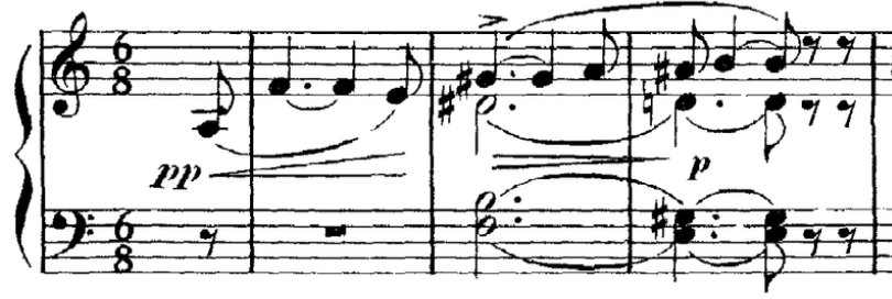 (I will use a piano reduction for simplicity, but I will draw on the full orchestral score when it is helpful.)